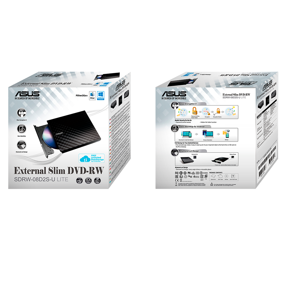 Asus SDRW-08D2S-U LITE - Imagen 2