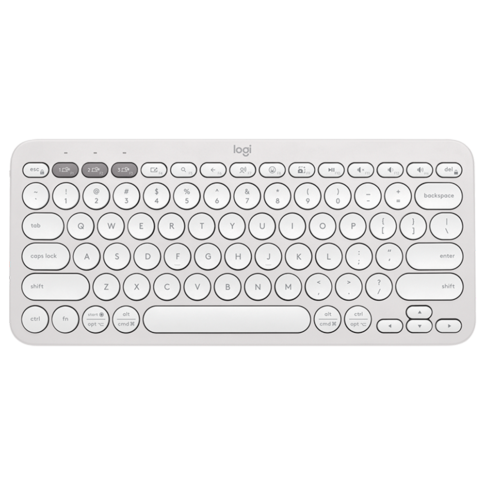 Logitech Pebble Keys 2 K380s Blanco
